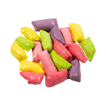 Freeze Dried Laffy Taffy transforms chewy taffy into light, crispy treats with intense fruit flavors. A must-try for candy lovers!
