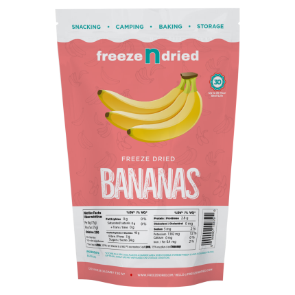 Freeze Dried Bananas