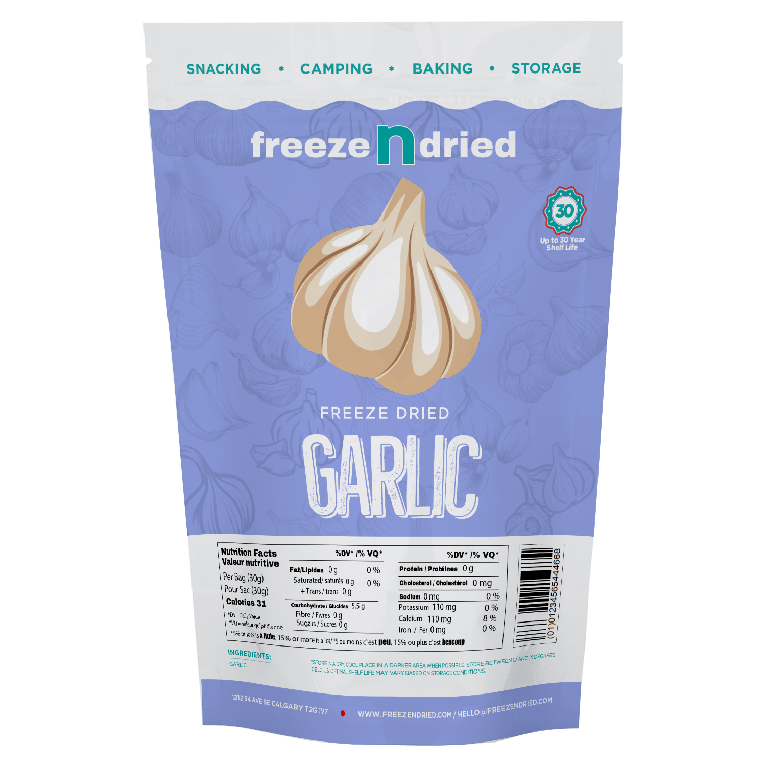 Freeze Dried Garlic