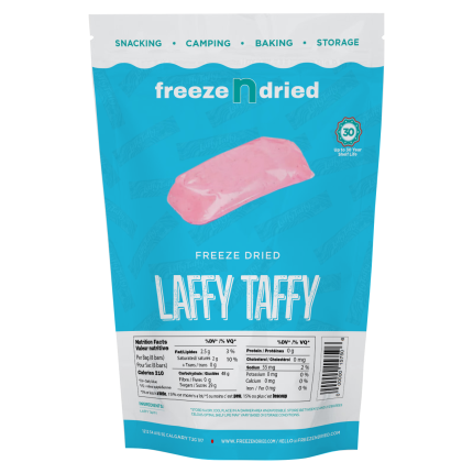 Crunchy freeze-dried Laffy Taffy bursting with fruity flavors. A fun, mess-free way to enjoy your favorite chewy candy in a crispy new texture.