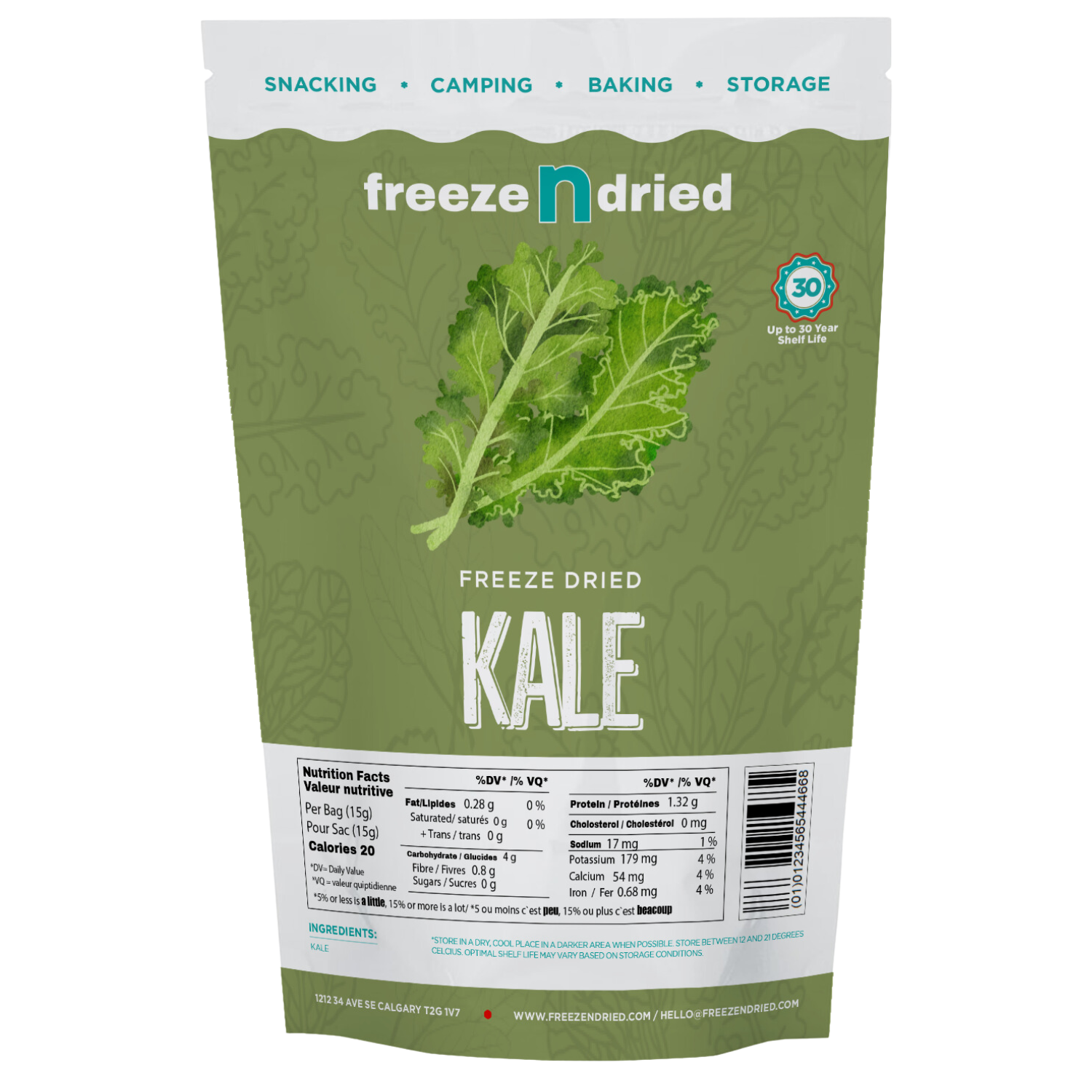 Freeze Dried Kale