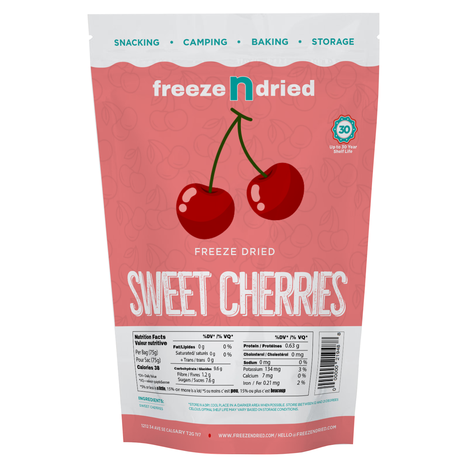 Freeze Dried Sweet Cherries